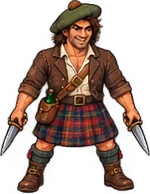 The Smuggler with paired blades